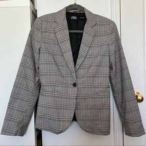 Zara Plaid Blazer